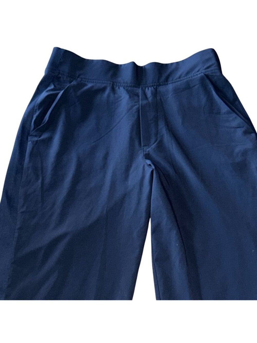 Athleta Brooklyn Mid Rise Ankle Pant-Navy Blue-Size 4 Tall-GUC - Picture 2 of 8